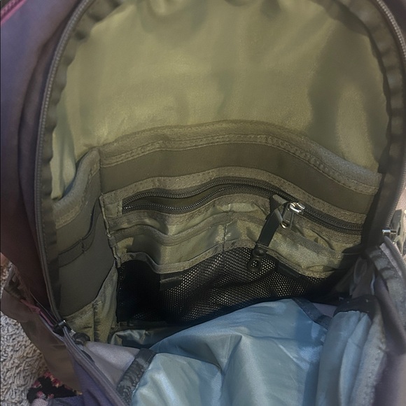 The North Face purple and Gray Backpack - Picture 3 of 5